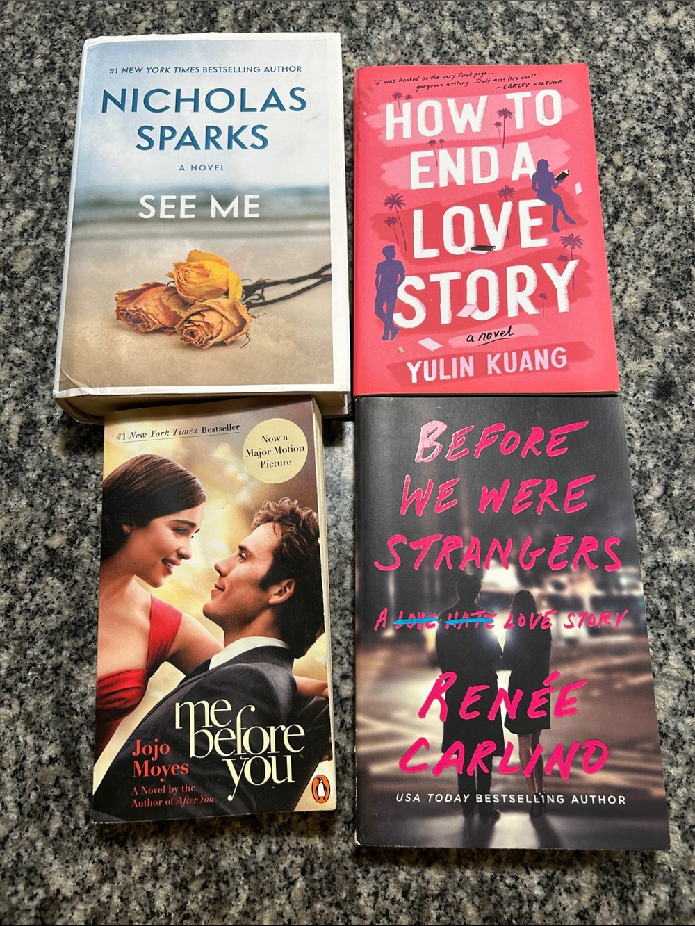 Set of four novels